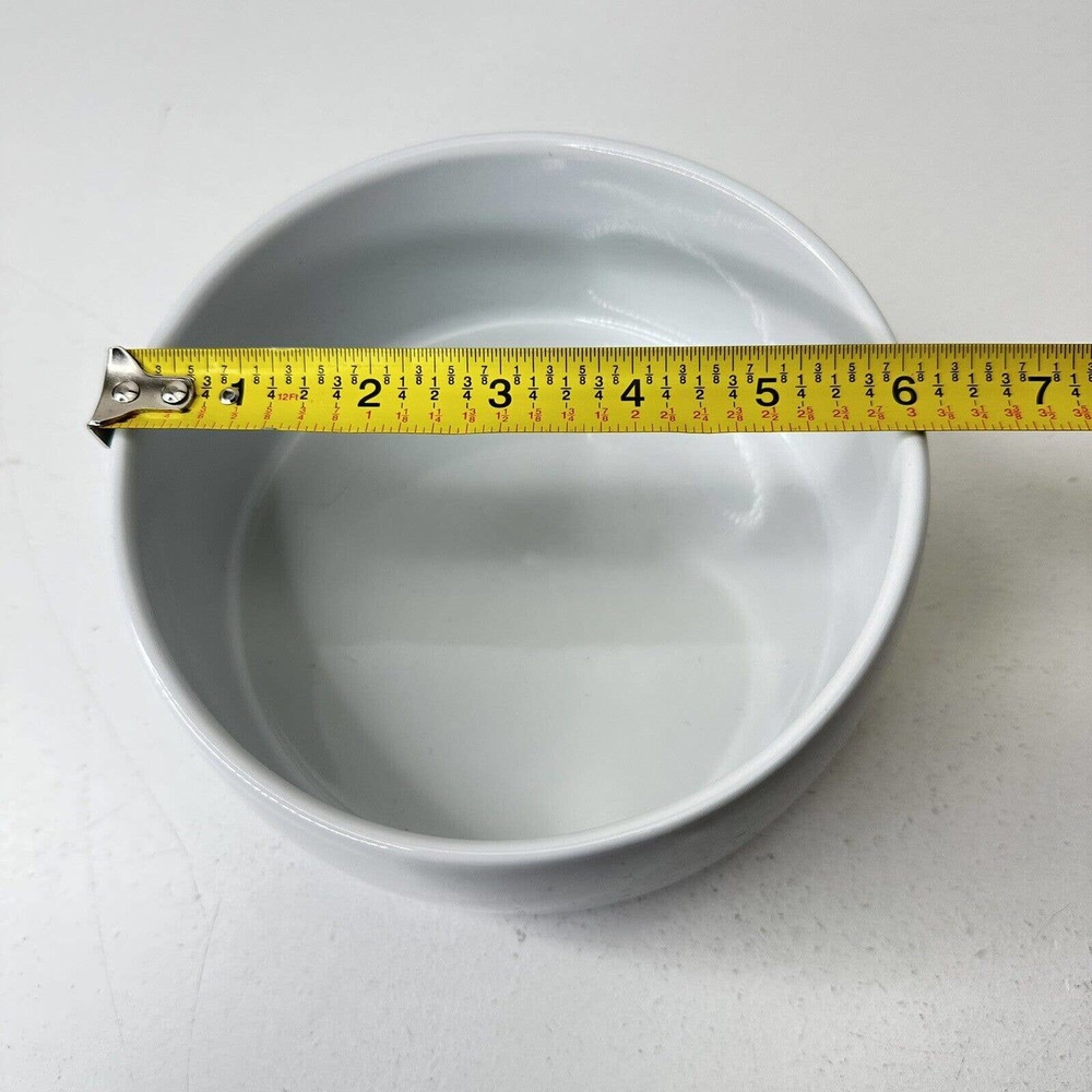 Pampered Chef Microwave Safe White Ceramic Ramen Noodle Bowl - Picture 4 of 6